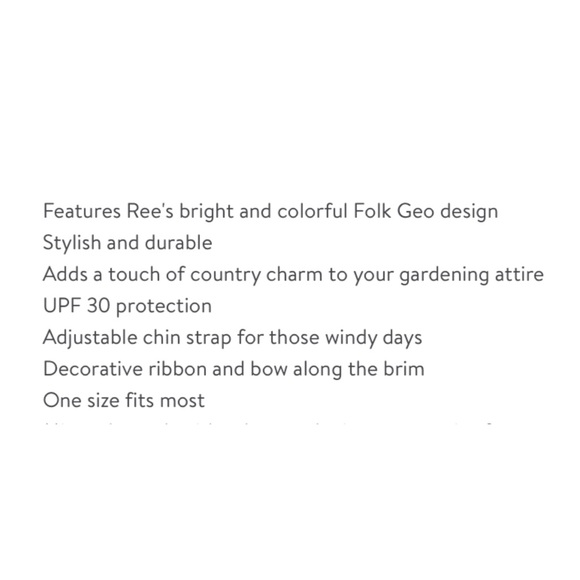 Pioneer Woman Folk Geo Print Straw Hat - Picture 9 of 12